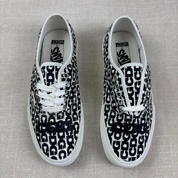 🐼 2018 Vans Authentic x CDG “White Heel Tab” 8W - Picture 3 of 6